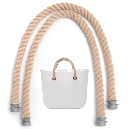 SOSTITUISCI LE MANIGLIE: Basta tagliare le vecchie maniglie e installarne di nuove: la tua borsa sarà nuova di zecca. Il design dell'impugnatura in corda è unico, bello e comodo e il manici per borse rappresenta un perfetto equilibrio tra modernità e moda.