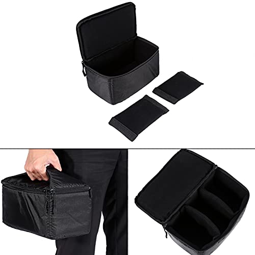 Bolsa de inserção, bolsa interna portátil Bolsa para câmera para flashes para câmeras para lentes pa