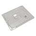 Rubbermaid Commercial Products FG128P23CLR 1/2 Size Cold Food Pan Cover with Peg Hole