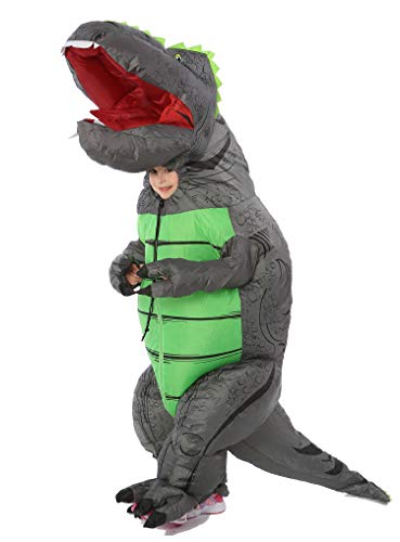 Funny Costumes T-Rex Dinosaur Costume Child Size 7-12 (Grey) #TOP1