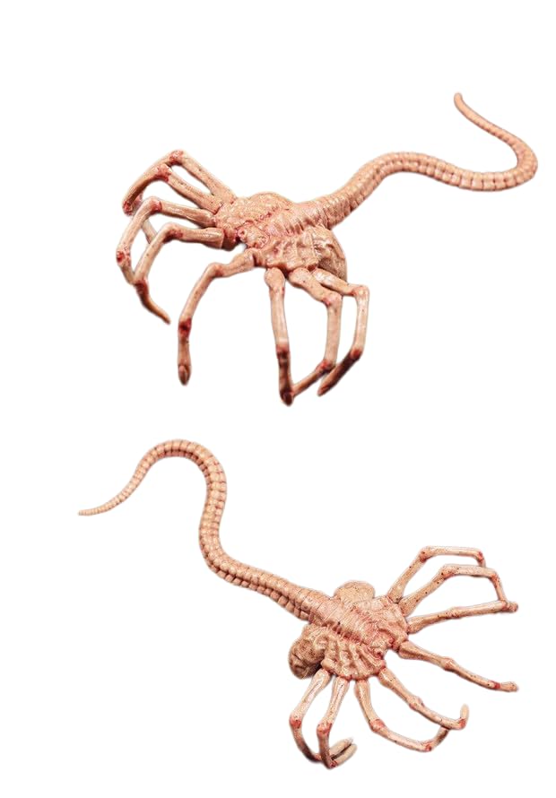 1/6 Scale Figures Accessory,2pcs Plastic Facehugger Model Scene Props for 12incn Action Figure