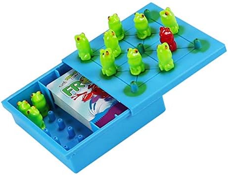 Hoppers Logic Game | Strategy Board Games for Kids – Jump in Game, Hoppers Logic Game, A Cognitive Skill-Building Brain Game for Children Age 3? Clearful