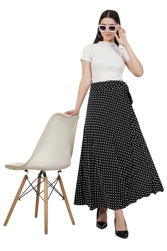 Image of Women's Printed Maxi Wraparound Skirt