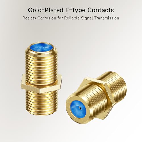 Cable Matters Paquete de 10 Conectores Coaxiales F Tipo miniatura 3