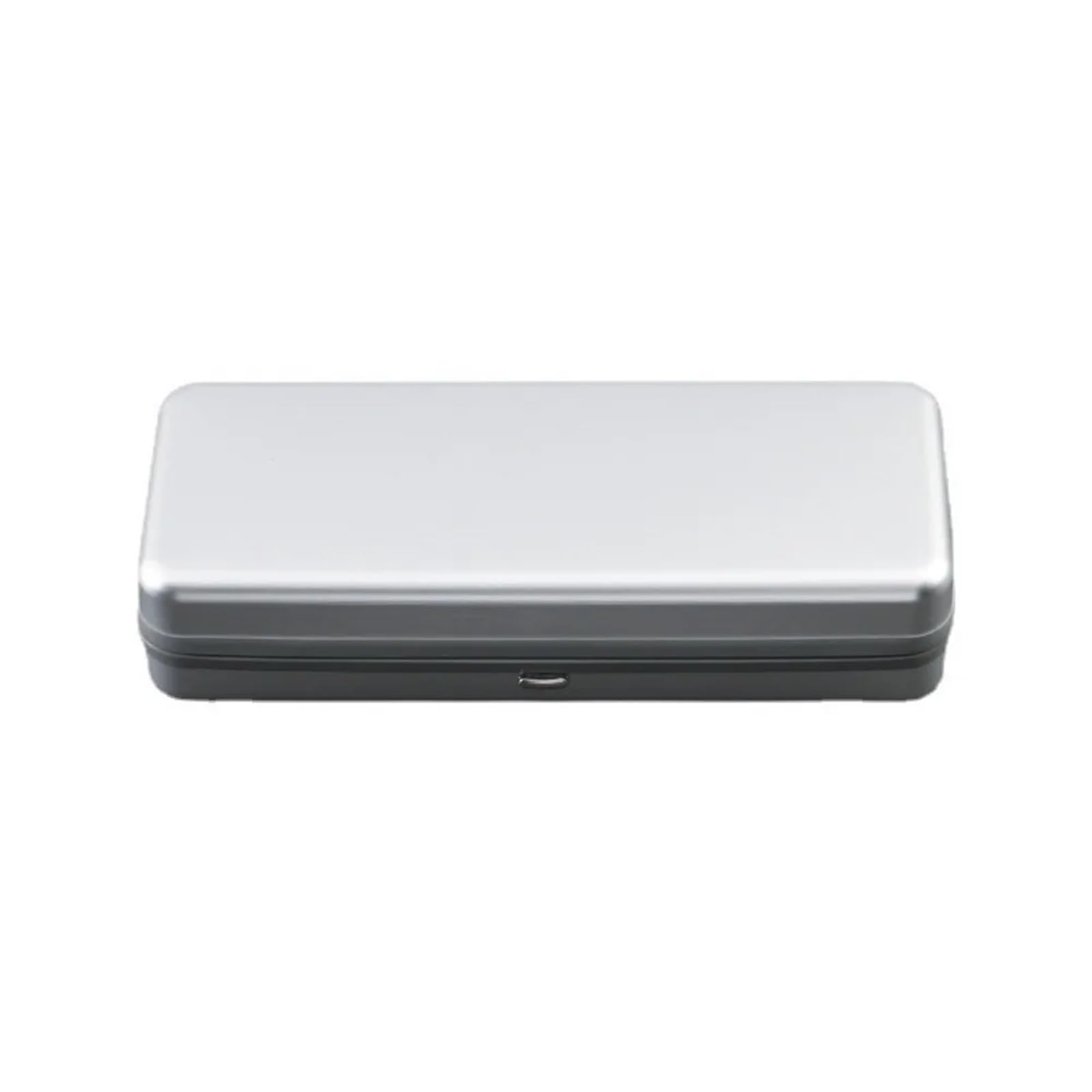 Njiezhao Men's Silver Aluminum Glasses Case Hard Eyeglasses Box Spectacles Reading Eyewear Storage Hard Shell Glasses Case(Silver)
