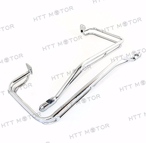 Kit de soporte para alforjas XKMT-Cromo, compatible con modelos Harley Touring 2009-2013 miniatura 4