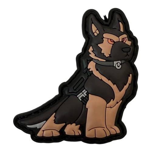 Morale Patch Patchlab K9 Schäferhund Hundestaffel Polizei/Zoll – Taktischer Hundeführer Aufnäher mit Hakenklett Gear, Kleidung EDC Patch-Board