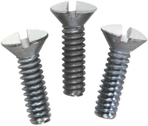 Replacement for 1/2 in. Long 6-32 Thread Oval Head Milled Slot Replacement Wallplate Screws, WHI Replaces Parts