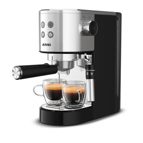 Cafeteira Elétrica Arno Espresso Steam & Pump Inox 1 Litro CESP 220V