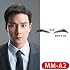 100% Human Hair False Brows for Men and Women Re-Usable Lace Base Fake Eyebrows Black Color (MM-A2)