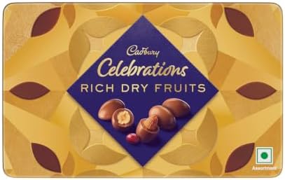 Cadbury Celebrations Rich Dry Fruit Collection Chocolate Diwali Gift pack, 177 g