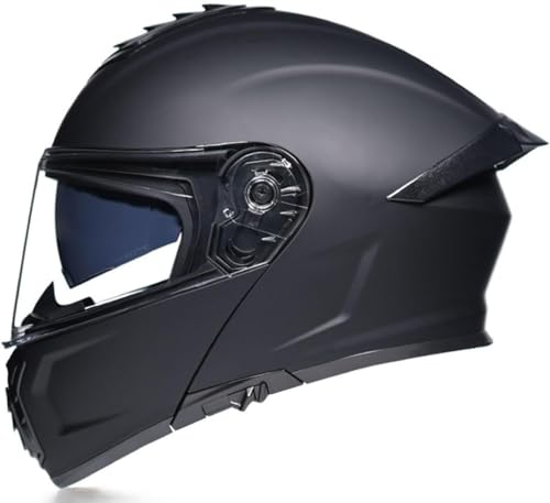 Casque moto double miroir modulaire et intégral pour cyclomoteur