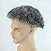 ZigZag Hair Afro Toupee for Black Men 1B Mix 50% Grey Fluffy Explosion Tight Afro Curly Mens Toupee Human Hair Short Hair Mono with PU Men's Wig 8x10inch Mens Hair Systems Hairpiece (1B Mix 50% Grey)