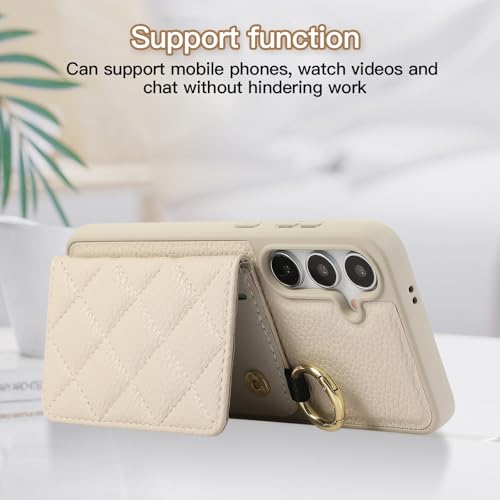 Coque Galaxy S25 Plus ultra fine blanche idéale pour les retouches maquillage en déplacement