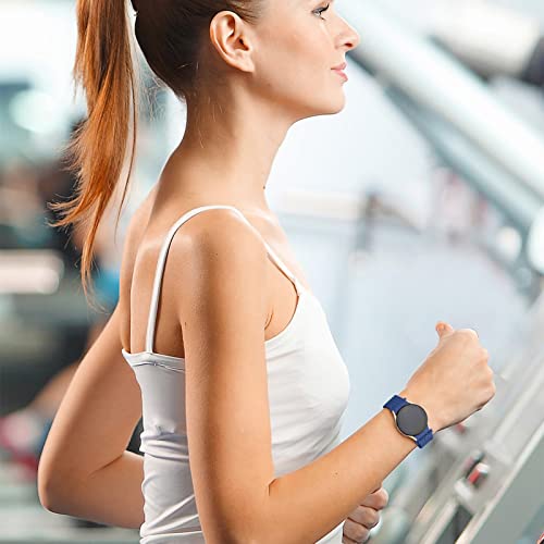 Geak No Gap Braided Solo Loop Band Compatible With Samsung Galaxy Watch 5 40Mm 44Mm/Watch 5 Pro 45Mm/Galaxy Watch 4 40Mm 44Mm/Watch 4 Classic 42Mm 46Mm, Elastic Stretchy Nylon Strap For Women Men #TOP7