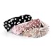 3 Pack Velvet Wide Headbands Knot Turban Headband Vintage Hairband with Faux Pearl Elastic Hair Hoops Fashion Hair Accessories for Women and Girls