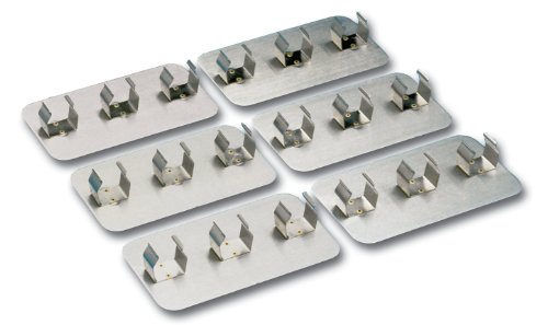 SI-1122 Clip Plates Metal, For 3 Each 28-30mm Diameter Tubes (Pack of 6)