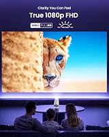 Boldever Roku TV 1080P FHD Mini Smart Projector with Wi-Fi and Bluetooth — image 4
