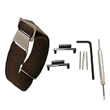 RichieStrep - Cinturino in nylon per orologio da polso con truppe francesi da 20 mm per Casio GShock 5600/5610 G100 GW2310 DW6600/GW6900 GA800 5700, Nessuna pietra preziosa