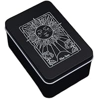 Fbinys Moon Sun Printed, caja de almacenamiento de joyas, caja