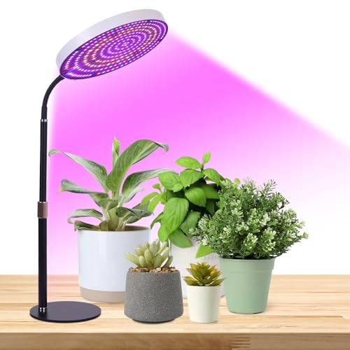 IAFENGE Desk Grow Light, 288 LEDs Red Blue White Full Spectrum Plant Light for Indoor Plants,3490 Lumen Indoor Grow Lamp,3 Modes for Plants Greenhouse Veg Bloom Light