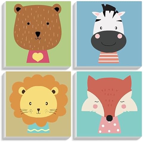 Offito Paint by Numbers Kit for Kids with Wooden Framed Cover