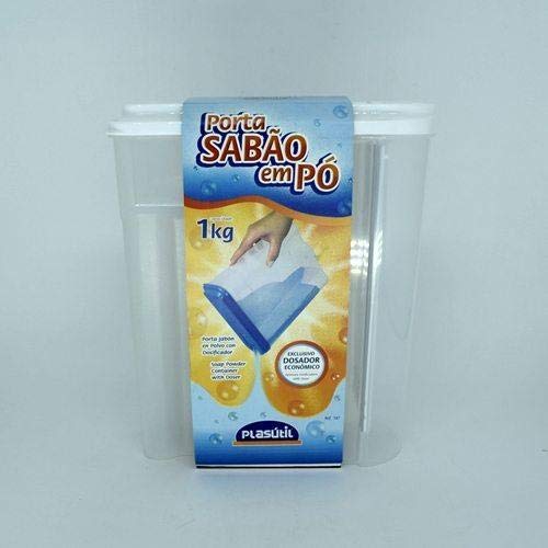 Porta Sabão em Pó com Dosador 1.8 kg, Plasútil A