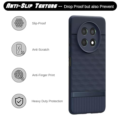 Image of Shockproof Case | Full Camera Protection | TPU Flexible Back Cover for Realme 12 5G / 13 5G / 12x 5G / C65 5G / Narzo 70x 5G / N65 5G (Steel Blue)