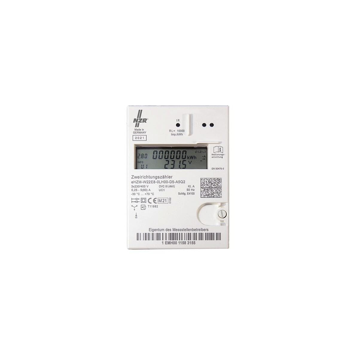 Digitale Stromzähler eHZ NZR 23030727