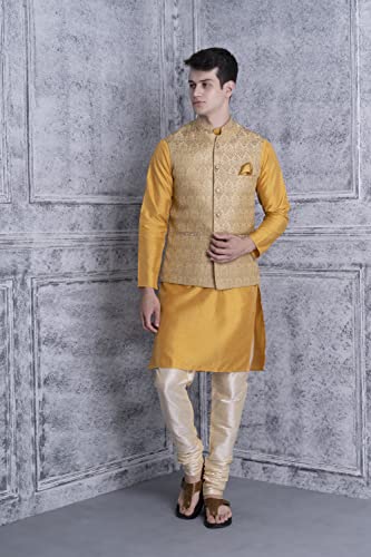 Image of Ethluxis Men's Silk Blend Kurta Set