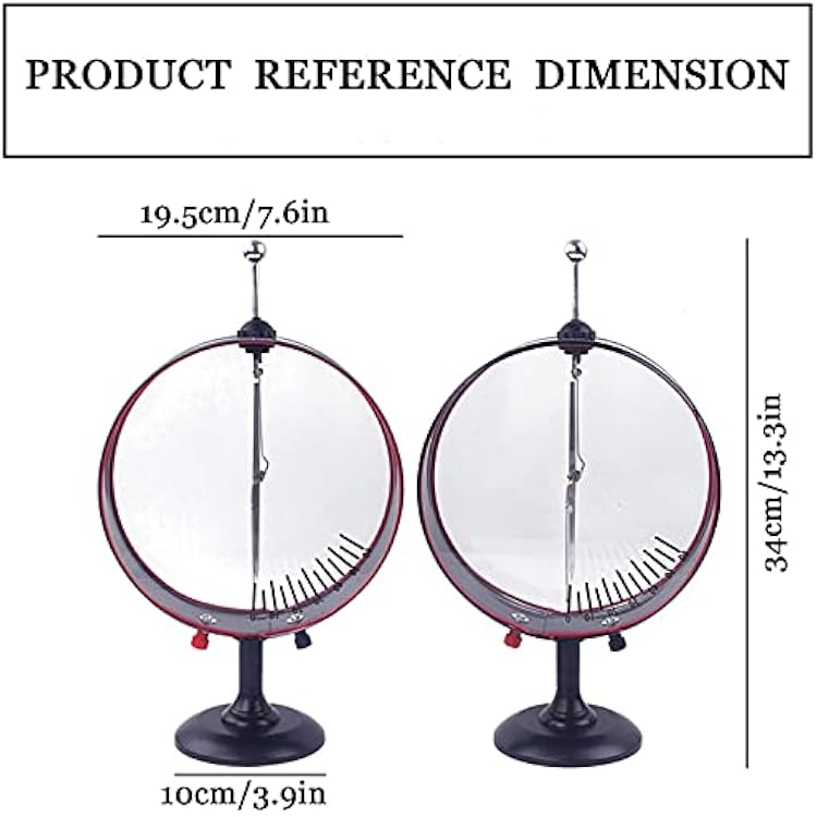 Pointer Electroscope - Physical Pointer Test Model - Electrometer Electroscope is Used in Middle and High School Physics and Electricity Experiment