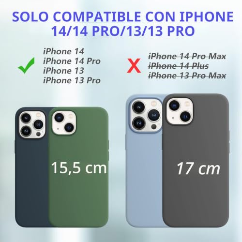 Funda de batería BOPPS para iPhone 13 y 13 Pro de 6.1 pulgadas en color rojo 2