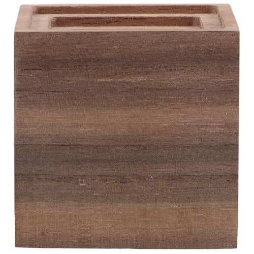Toyvian Difusor de Aceites Esenciales Doméstico de Madera de Nogal 40X40X40 MM Mini Difusor de Fragancia sin Agua para Escritorio y Hogar Ambientador Natural para Dormitorio y Oficina