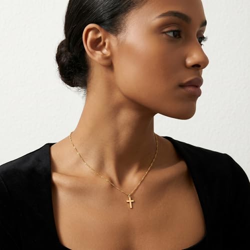 Gold Cross Necklace - image 3