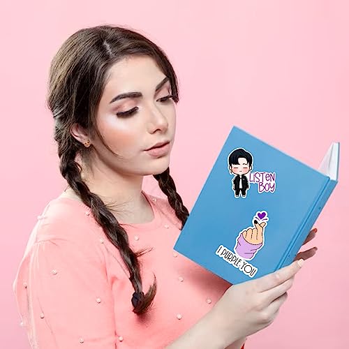 Image of Zesta Aesthetic Stickers for Laptop /Waterproof Anime Decal for Books /Vinyl Sticker for Fridge /Easy to Use Korean Car Sticker Kawaii Cute Stickers (POP Culture)