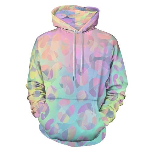 Sweat à capuche imprimé 3D léopard, le pull imprimé couple personnalisé idéal pour offrir