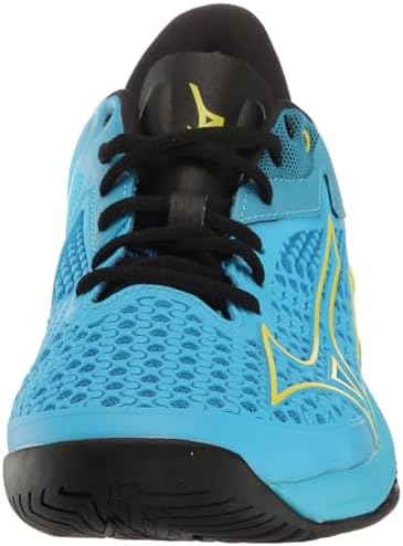 【新品・箱付】Mizuno WAVE EXCEED TOUR 5 AC 27.0 Mizuno Tênis masculino Wave Exceed Tour 5 Ac, Parafuso azul Jet