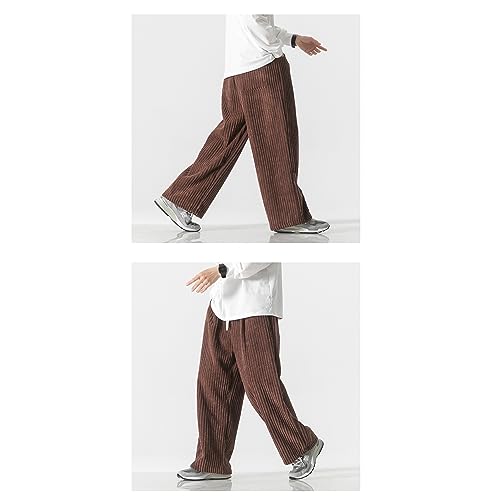 Seidarise Men's Corduroy Pants Wide wale Baggy Relaxed fit2