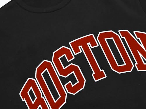 Image of Langwyqu Women's Oversized Sweatshirt Los Angeles California Crewneck Long Sleeve Casual Loose Pullover Tops