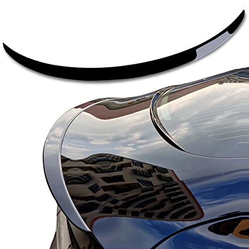 Flampetus Fit Tesla Model Ｙ Spoiler Rear Spoiler Wing Lip Tail Trunk Spoiler Cover Compatible With 2017-2023 Tesla Model Ｙ Accessories, Glossy Black #TOP2