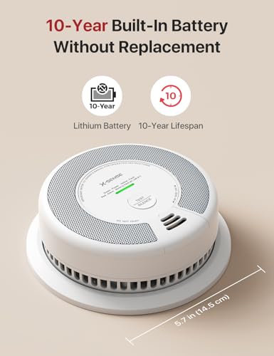 Image of X-Sense 1-Pack Interconnected Smoke and CO Detector, SC06-W