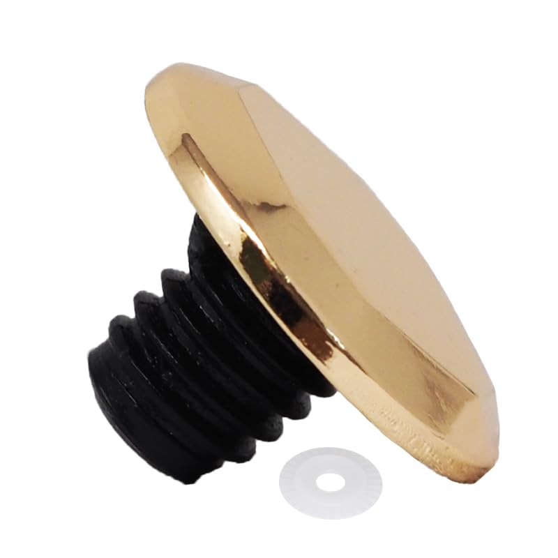 BaySedy 折り畳み傘用石突 オスタイプ 8mm 自動開閉折りたたみ傘用: 折り畳み傘先端ネジ 傘 雨具 傘修理用品 - 折りたたみ傘 修理パーツ - 傘アクセサリー 金 防水ガスケット付き