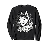 Photo Gallery stile tatuaggio amante siberian husky retro cane felpa Photo Gallery stile tatuaggio amante siberian husky retro cane felpa