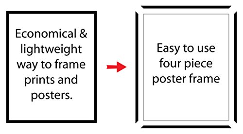 18x24 Black Poster Frame 2-Pack for Posters & Art Prints
