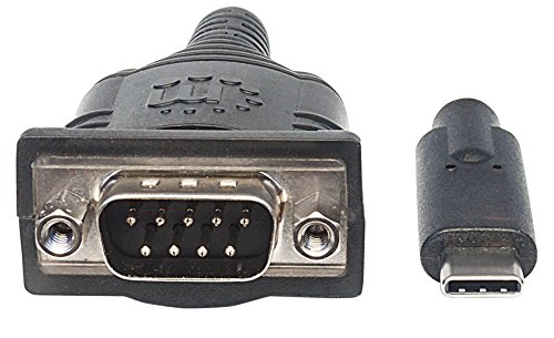 Image of MANHATTAN 232Rl Chip Connecting Converter to USB Type C Port, One Serial Device, 45 Cm (18 inch) (151566)