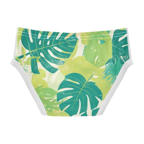 KLL Leaves Monstera Blots Little Boys Comfort Underwear Briefs Cute Children Undies2