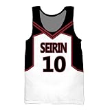 Kuroko No Basket Cosplay Uniforme Maillot De Basket Vêtements De Sport T-Shirt Costume Ensemble T-Shirts Hauts Hip Hop Streetwear, Vest, M