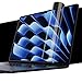 soonjet 2-Pack for MacBook Air 13.6 inch Screen Protector M4 M3 M2 2025-2022 [Notchless Full-Coverage] [4K Ultra HD, Like Bare Screen] Laptop Screen Protector for MacBook Air 13