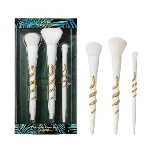 tarte Secrets from the Amazon Brush Set Makeup Brushes for Cheek Eyeshadow Complexion For Cream Liquid & Powder Vegan & Cruelty-Free