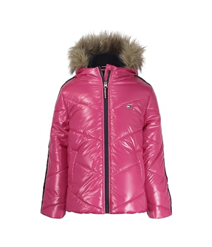 Tommy Hilfiger Girl's Chevron Puffer (Big Kids)
